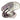 anello a fascia con ametista