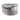 Anello a fascia con citrino, zircone bianco e nero in argento