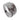 Anello a fascia con citrino, zircone bianco e nero in argento