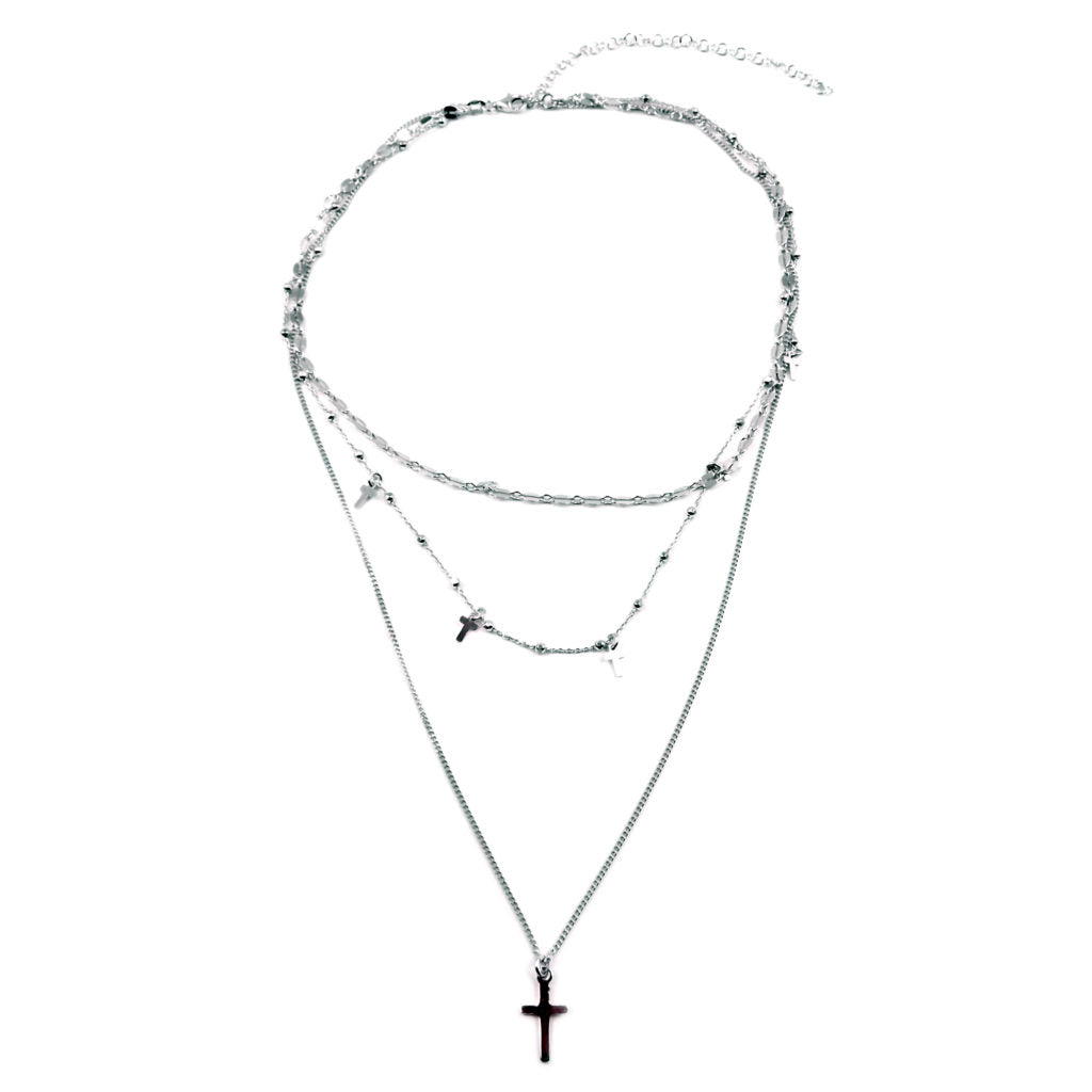 Collana Elli's - Donna in Oro Bianco con Rubino e Diamanti EL0182R Collana Elli's - Donna in Oro Bianco con Rubino e Diamanti EL0182R