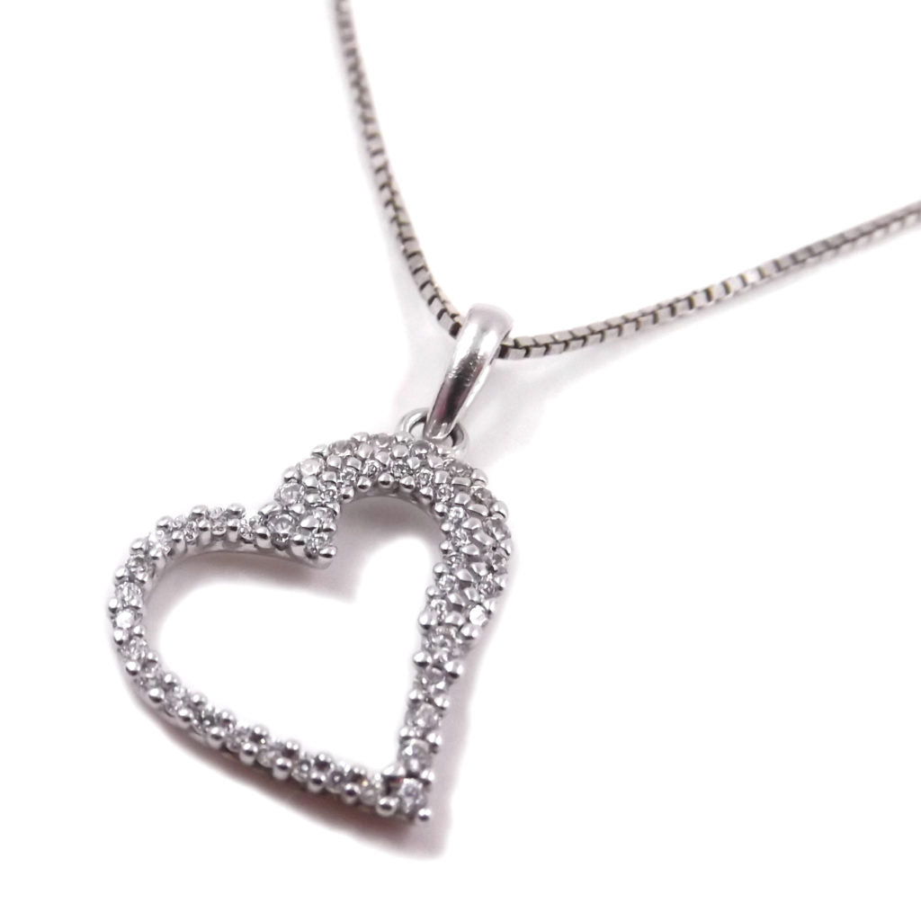 Collana Con Ciondolo A Forma Di Cuore D'amore In Argento Sterling - Foto 9