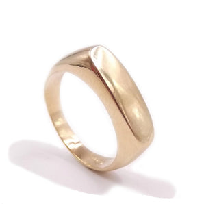 Anello uomo donna in argento 925 dorato oro giallo