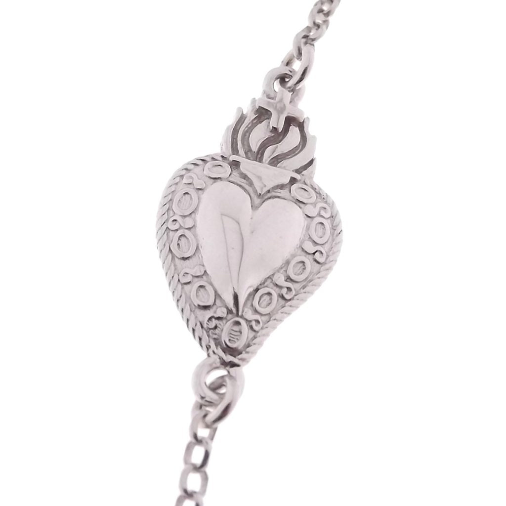 Bracciale Rigido Cuore a Cuore in Argento 925 per Donna Bracciale Rigido Cuore a Cuore in Argento 925 per Donna