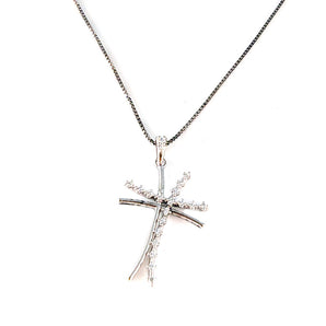 Collana in Argento 925 con Croce Pendente