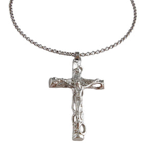 Collana uomo con Croce in argento 925