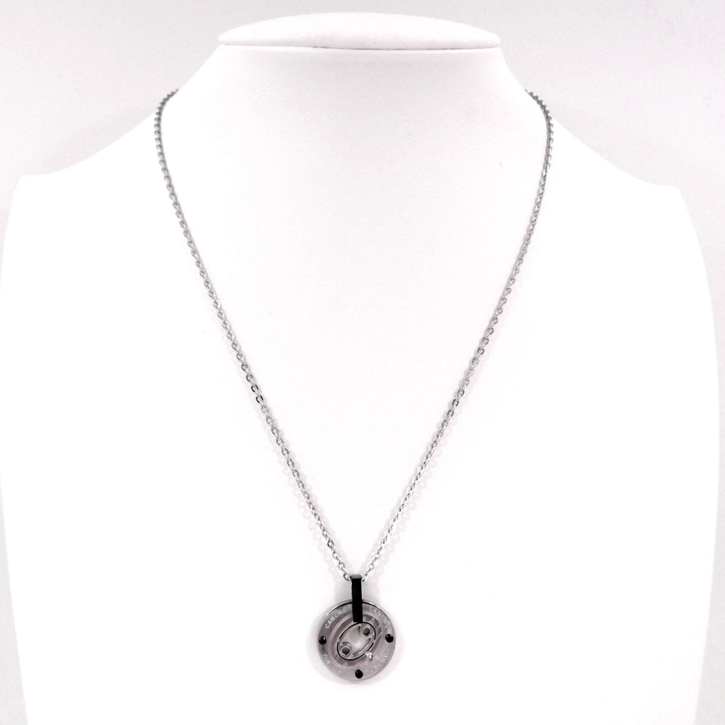 HIJONES Dodici Ciondoli A Costellazioni Da Uomo In Acciaio Inossidabile Con Zodiaco Segno Pendente In Argento Nero Acquario - Foto 5