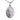 Collana Madonna Miracolosa uomo donna unisex in argento 925 rodiato oro bianco