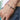 Bracciale Ancora in Acciaio e Ceramica Grigia