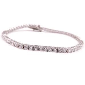 Bracciale Tennis in Argento Sterling 925 - Zirconi 2,5 e 4