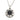Collana da uomo in acciaio inox e ceramica con timone catena catenina lunga