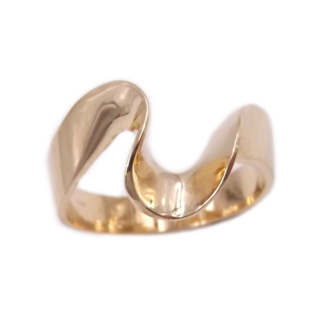 anello in argento 925 dorato