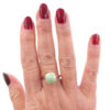 anello con pietra verde